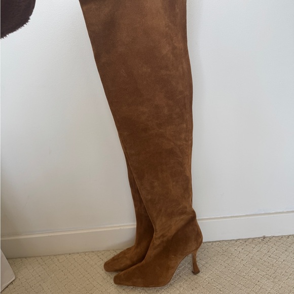 NWT STAUD KNEE HIGH BOOT - TAN SUEDE - 37 - Picture 3 of 10